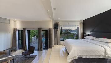 Premium bedding, free minibar items, in-room safe, desk