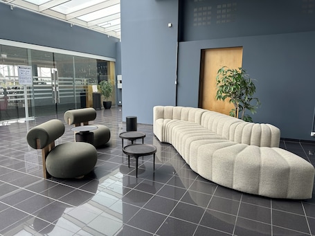 Lobby sitting area. Hotel Selfoss