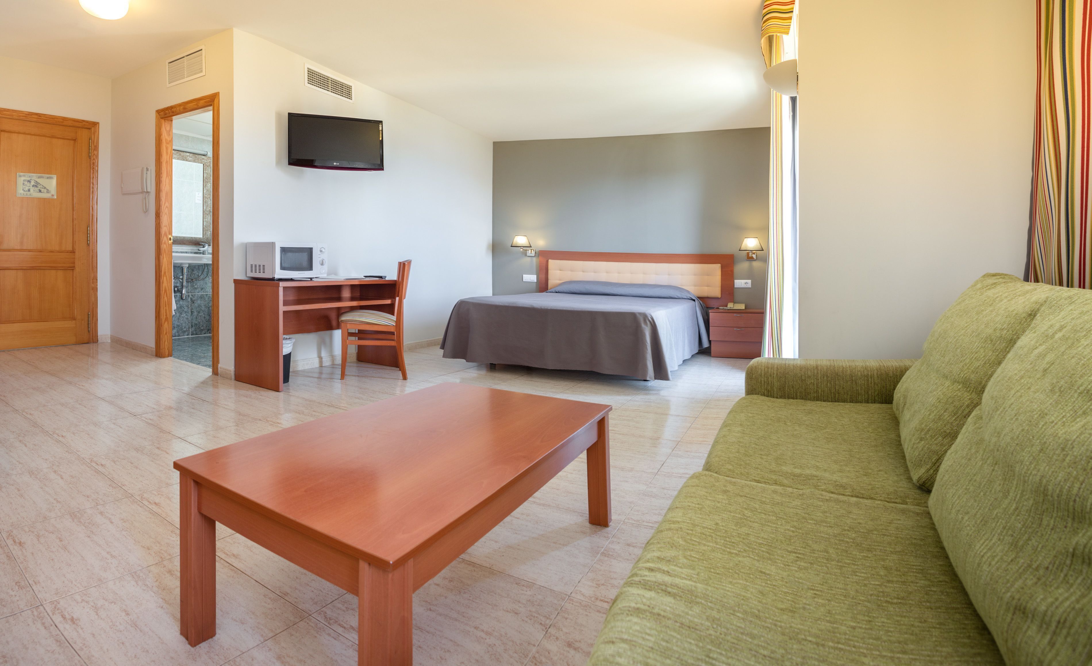 Minibar, in-room safe, desk, blackout curtains