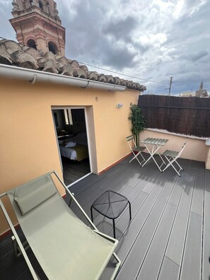 Tweepersoonskamer, terras | Terras