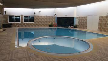 Indoor pool, outdoor pool