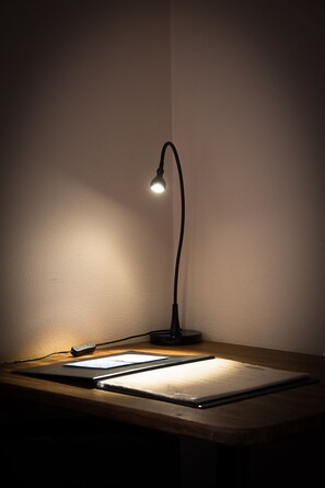 Bureau, fer et planche à repasser, Wi-Fi gratuit, draps fournis