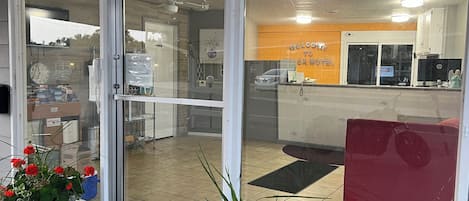 Interior entrance