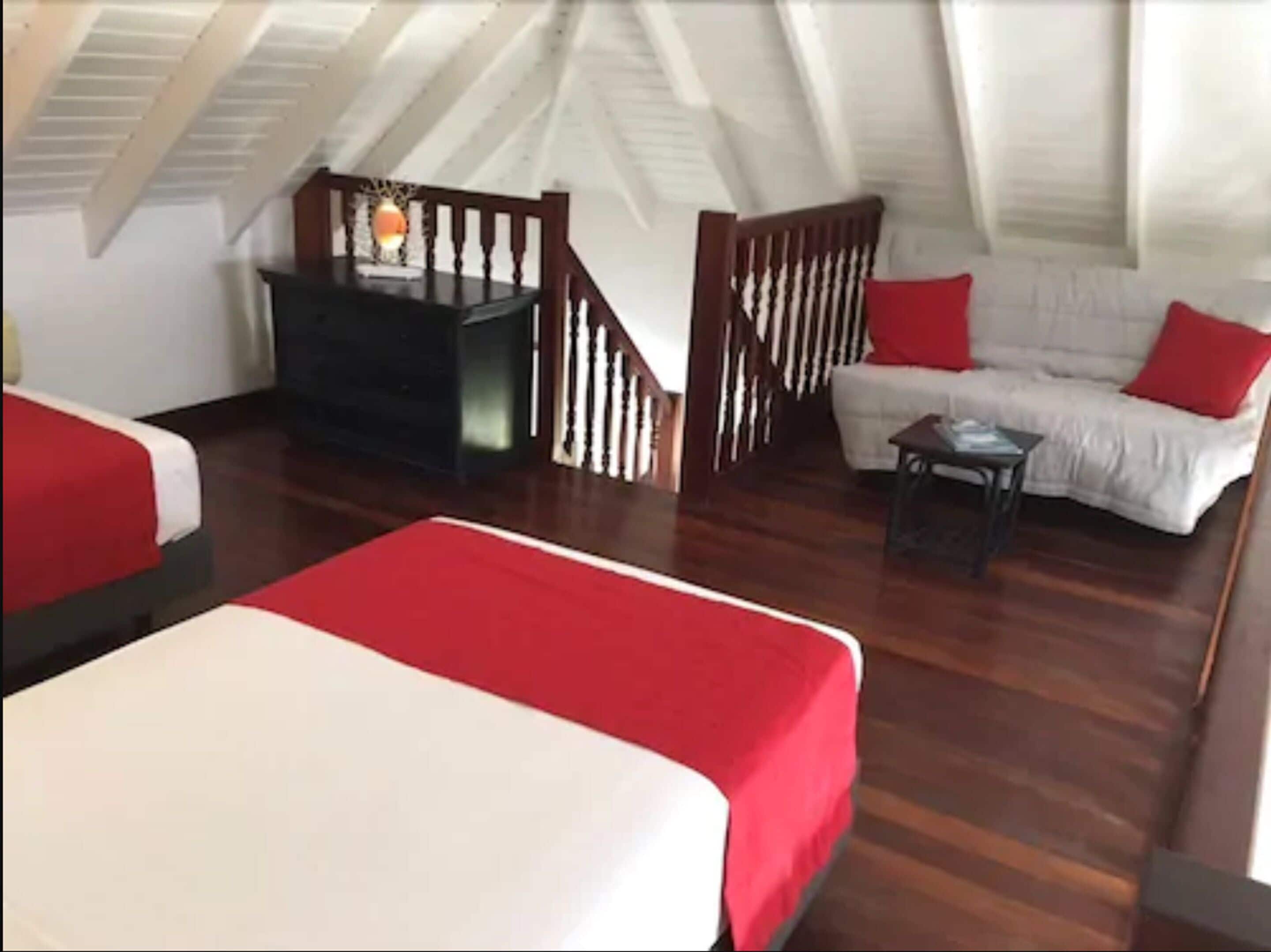 deluxe apartment, 2 bedrooms, terrace, sea view | premium bedding, in-room safe, desk, blackout curtains