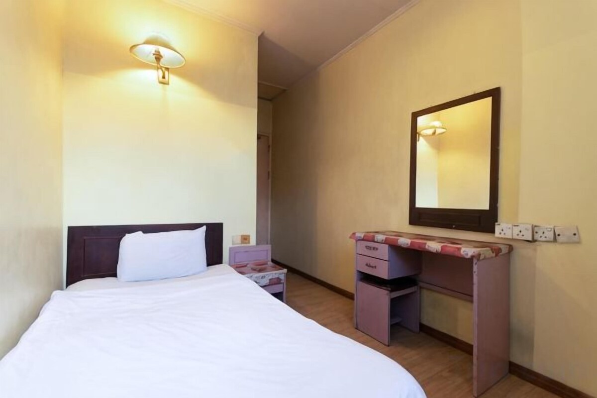 Premium bedding, desk, iron/ironing board (on request), WiFi (free)