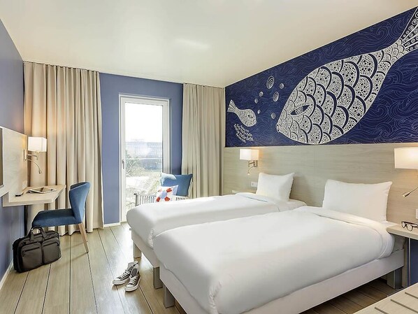 Comfort Twin Room, 2 Twin Beds (All Comfort) | In-room safe, desk, soundproofing, iron/ironing board - ibis Styles Konstanz (Konstanz)
