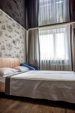 Habitació individual Comfort | Escriptori, planxa i posts de planxar i wifi gratuïta