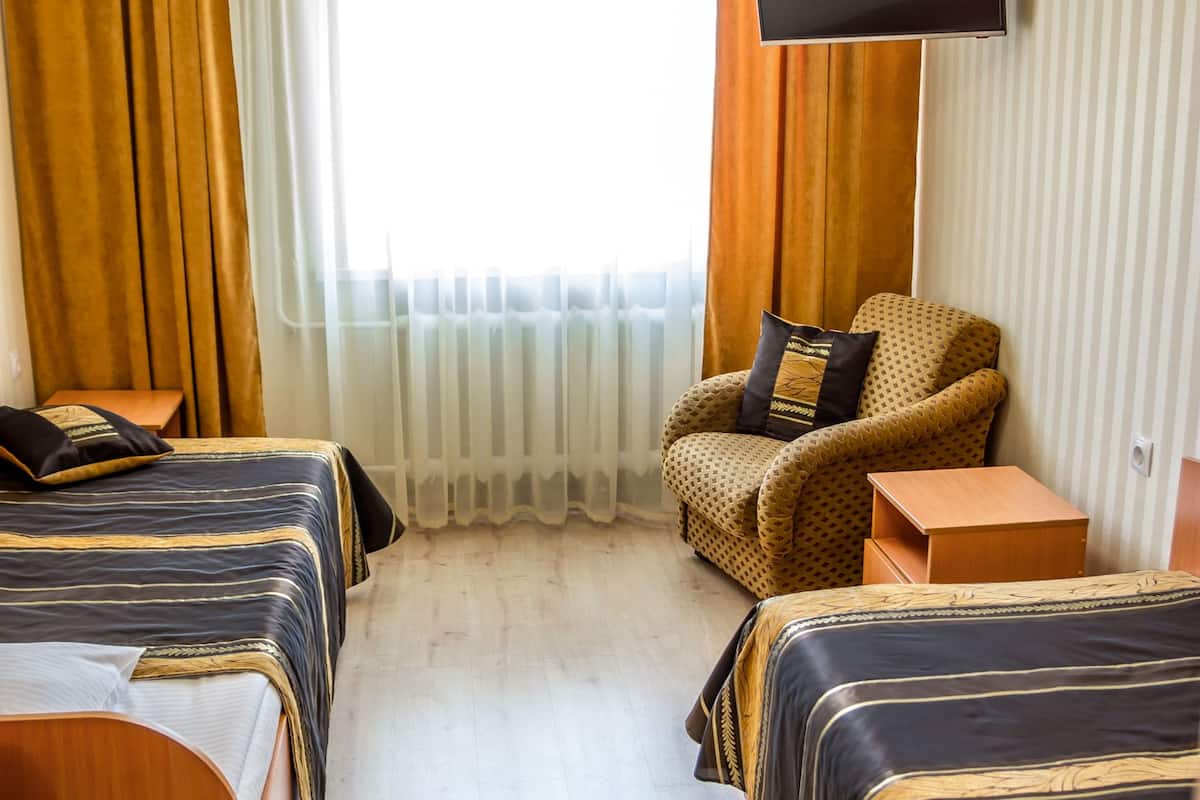 Superior-Zweibettzimmer, 1 Schlafzimmer | Schreibtisch, Bügeleisen/Bügelbrett, kostenloses WLAN, Rollstuhlgeeignet