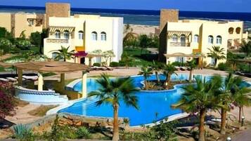 Kolam renang tertutup, kolam renang terbuka bermusim