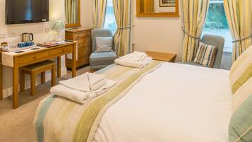 Superior Double Room | Egyptian cotton sheets, premium bedding, Select Comfort beds, desk