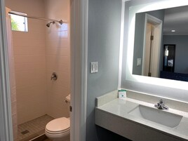 Free toiletries, hair dryer, towels