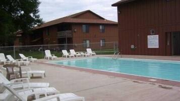 Indoor pool, seasonal outdoor pool