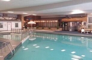 Indoor pool, seasonal outdoor pool