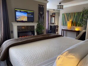 豪華開放式套房, 1 張特大雙人床 (Bamboo Suite) | 陽台景觀