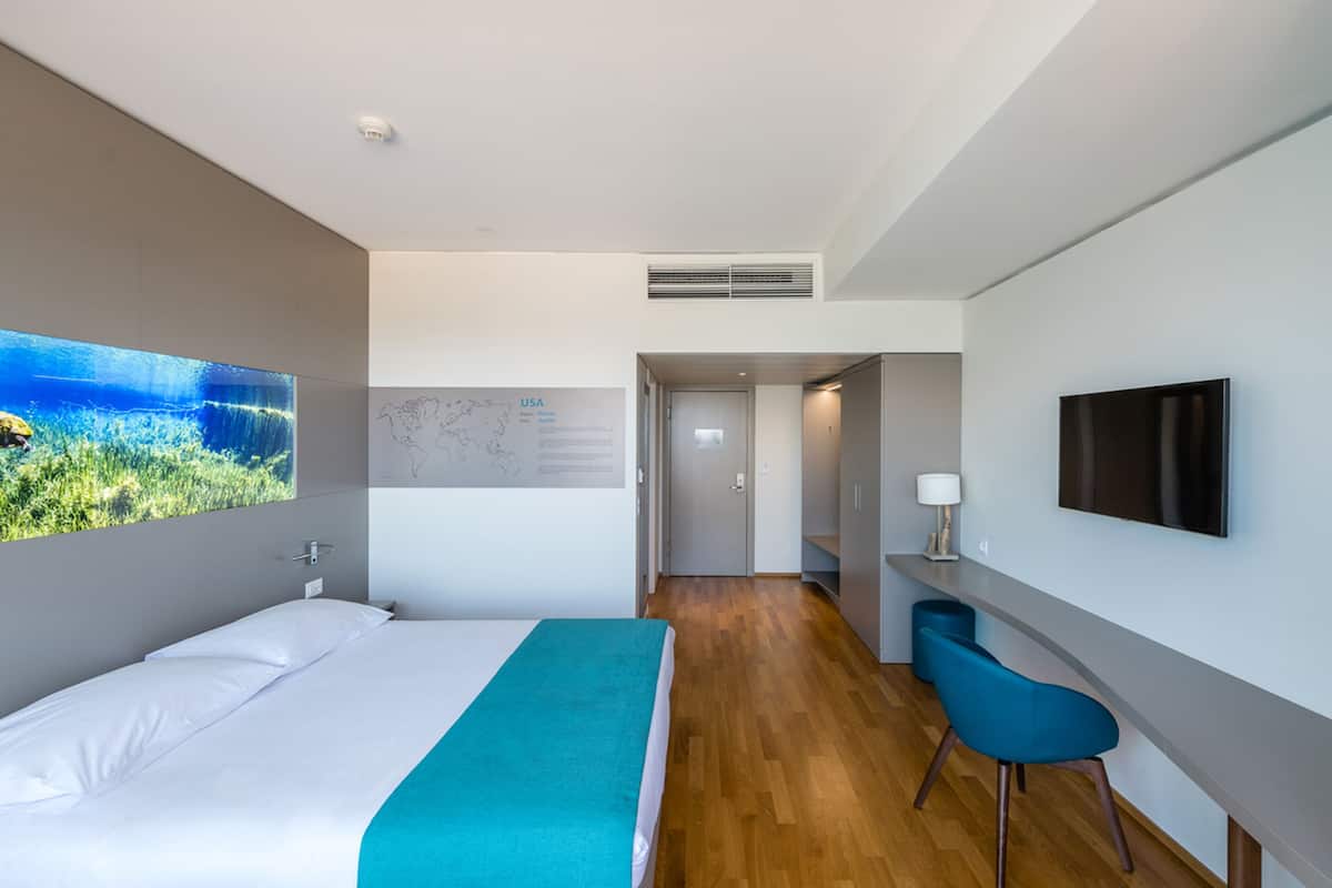 1 camera, biancheria da letto ipoallergenica, una cassaforte in camera