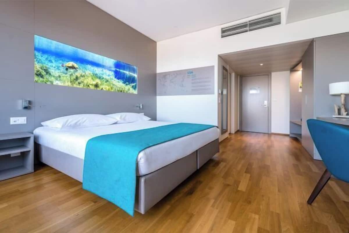 1 camera, biancheria da letto ipoallergenica, una cassaforte in camera