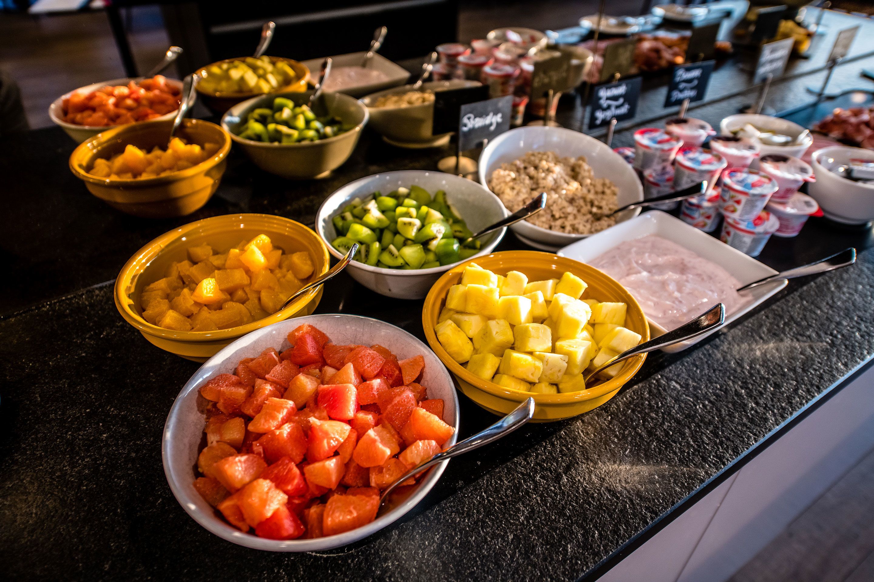 daily buffet breakfast (chf 24 per person)