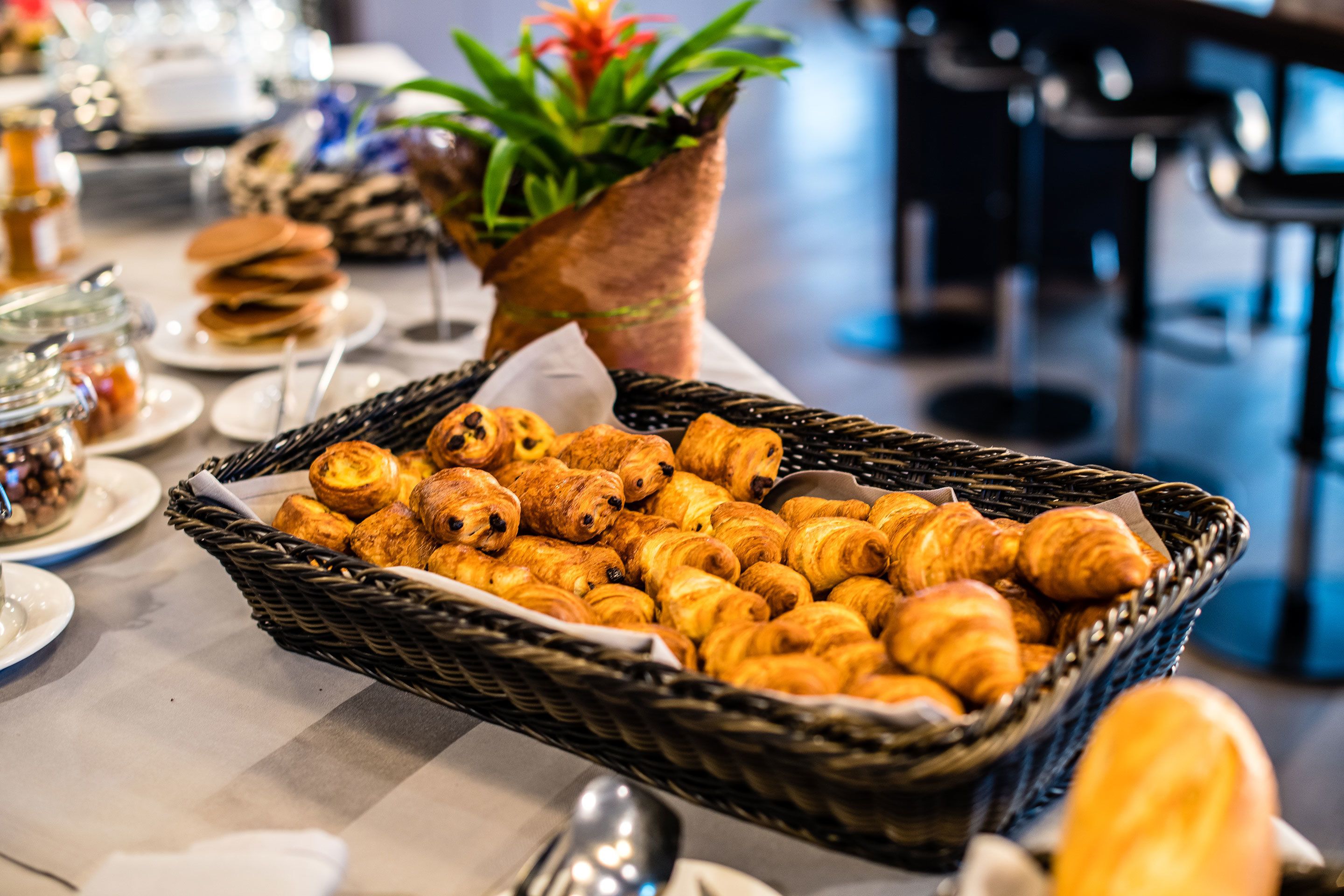 daily buffet breakfast (chf 24 per person)