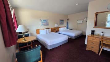 Desk, blackout drapes, iron/ironing board, free WiFi