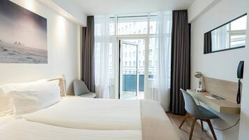Standardværelse med dobbeltseng eller 2 enkeltsenge - balkon | Udsigt fra værelset