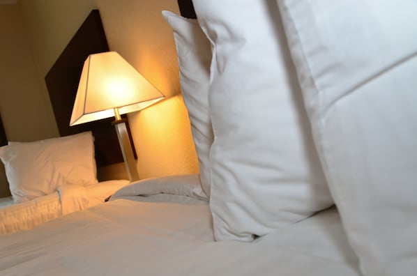 Family Suite, 1 Bedroom | Premium bedding, down comforters, pillowtop beds, in-room safe