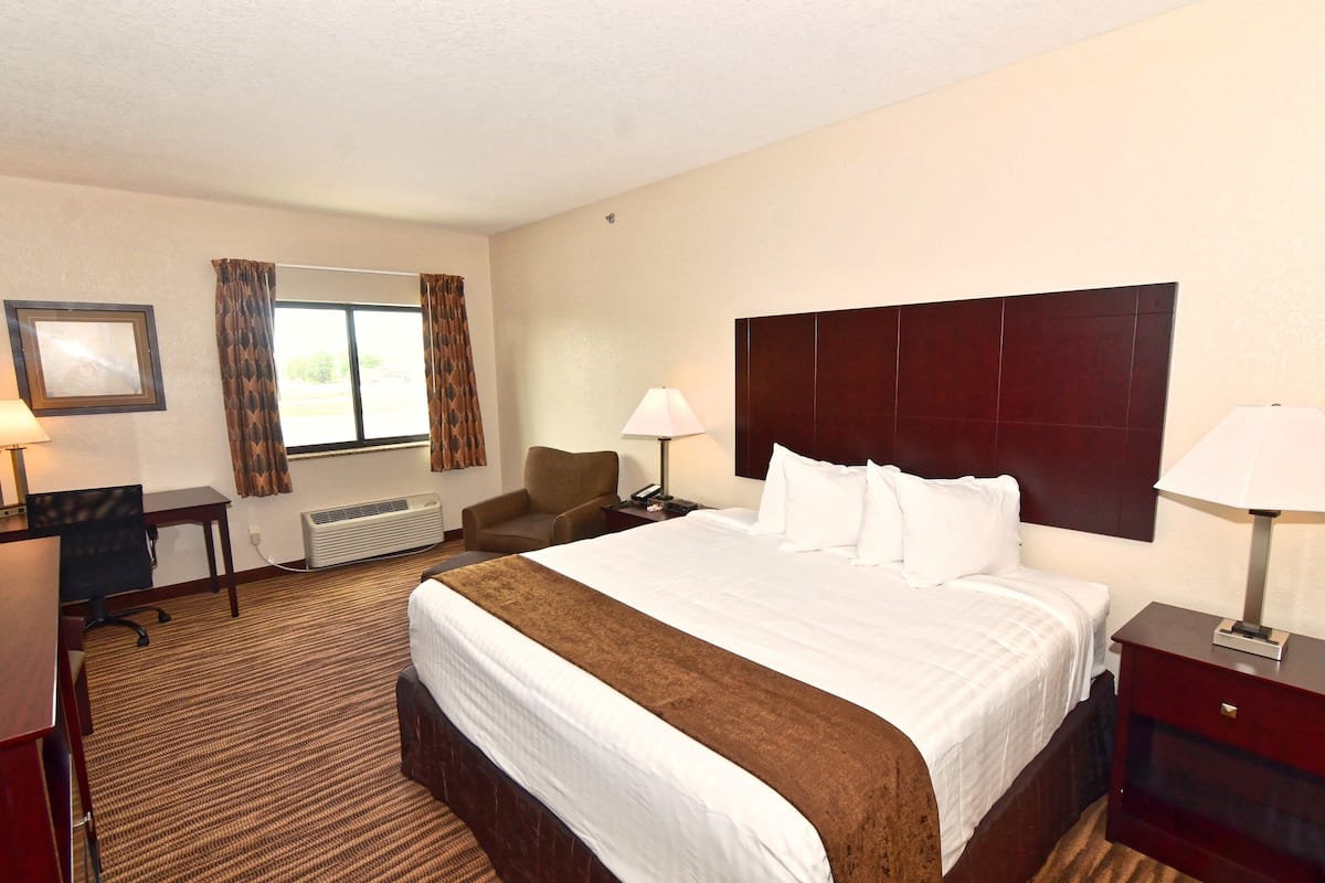 Studio, 1 King Bed, Non Smoking | Premium bedding, down comforters, pillowtop beds, in-room safe
