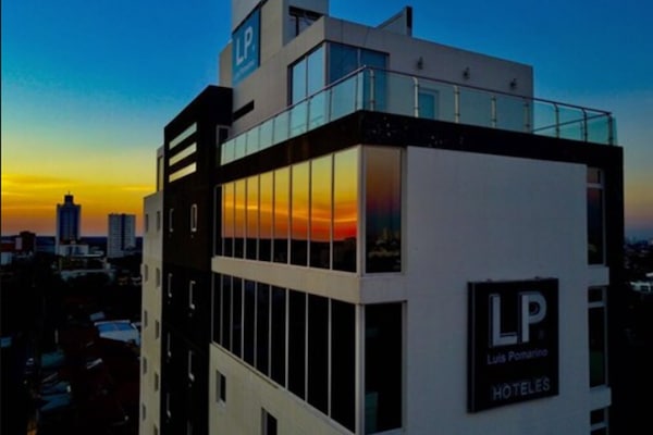 Front of property – evening/night