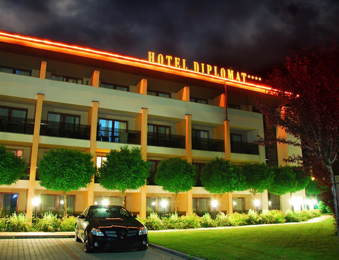 front of property – evening/night