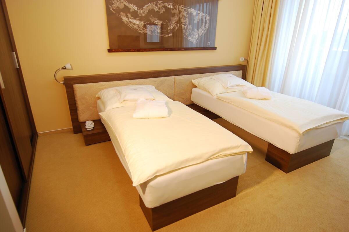 Standard Twin Room, 2 Twin Beds, Balcony | Minibar, in-room safe, desk, cribs (free)