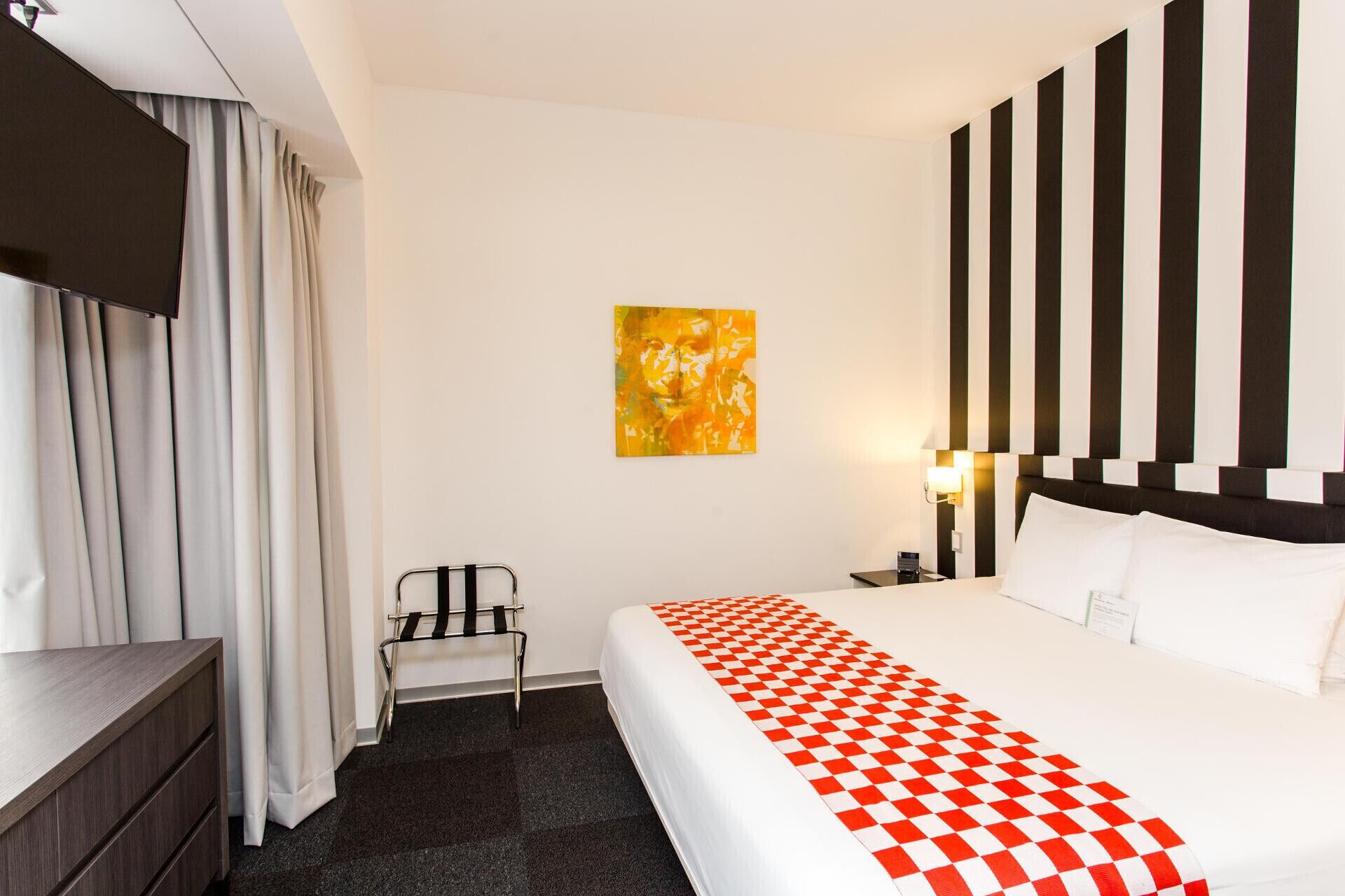 Premium bedding, minibar, in-room safe, desk