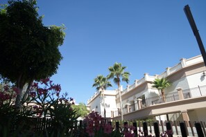 Blick von der Unterkunft