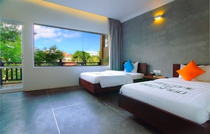 1 habitación, ropa de cama hipoalergénica y minibar