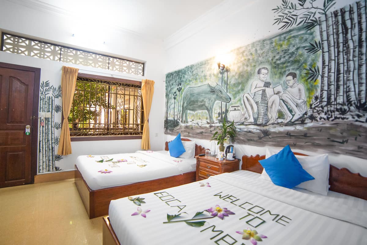 Superior Twin kamer, uitzicht op zwembad (Free airport pick up) | Kameruitzicht