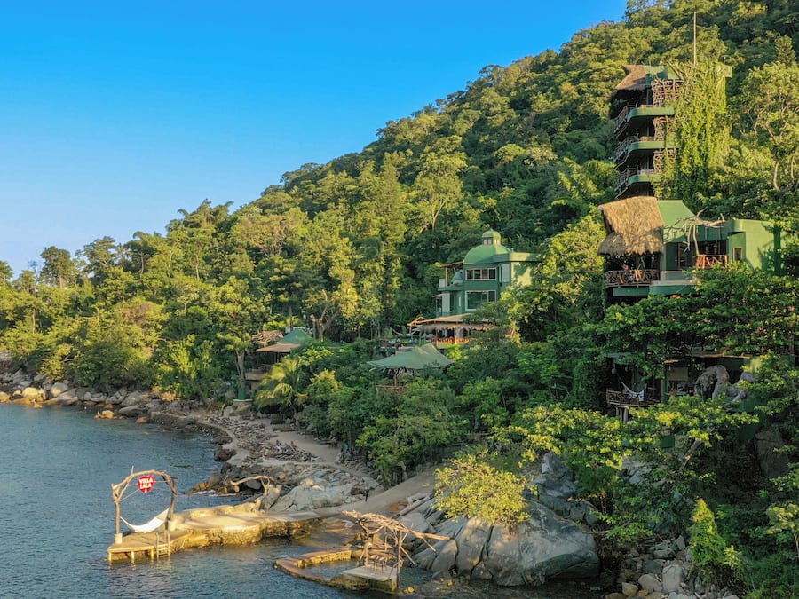 Fassade der Unterkunft