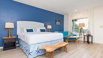 1 bedroom, premium bedding, pillowtop beds, desk