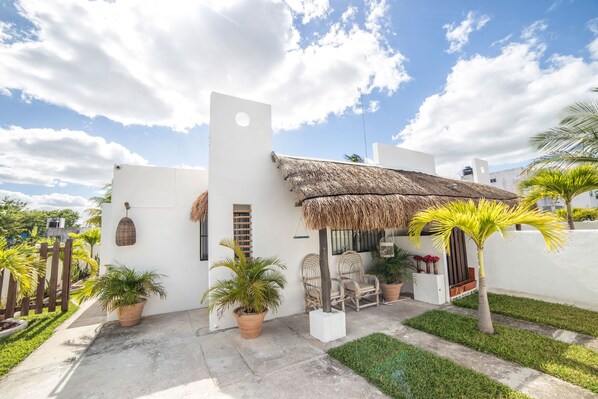 Front of property - OM Condominium (Mahahual)