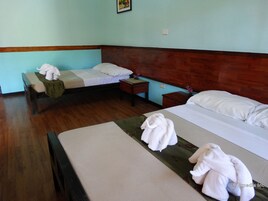 Family Room, 2 Double Beds | Minibar, in-room safe, desk