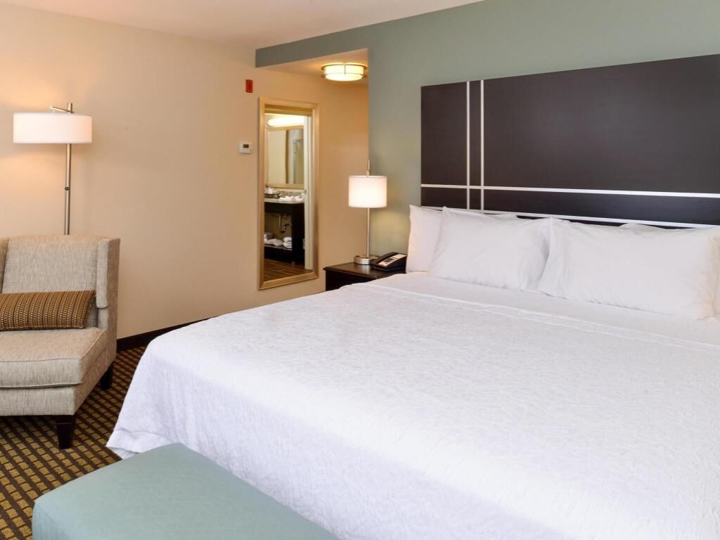 Blackout curtains, iron/ironing board, free WiFi, bed sheets