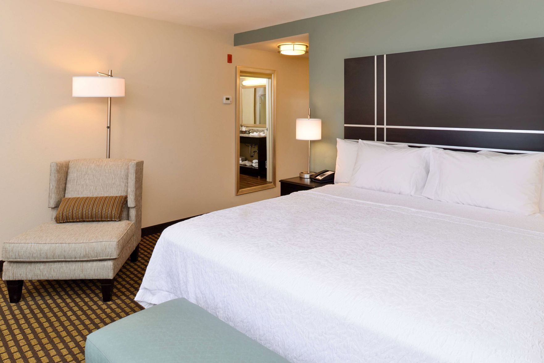 Blackout curtains, iron/ironing board, free WiFi, bed sheets