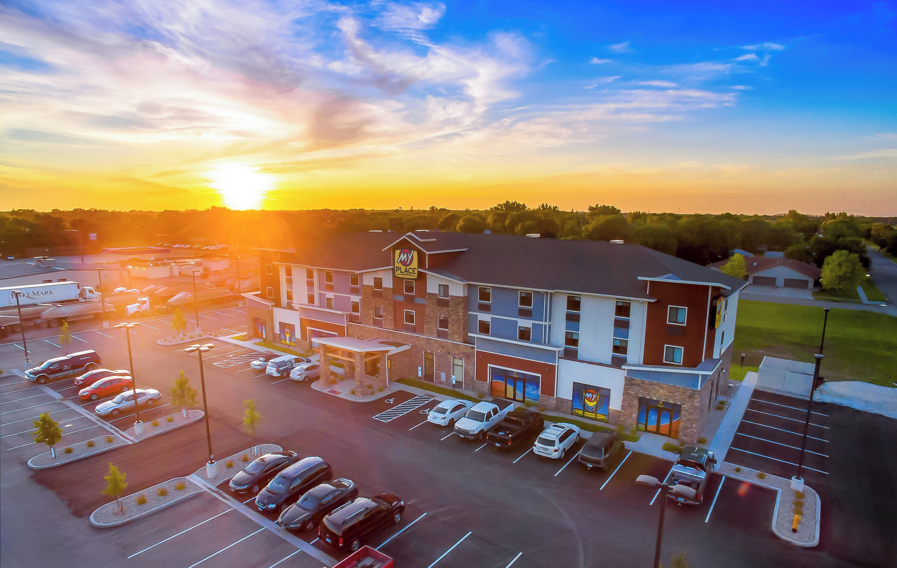 Front of property - evening/night