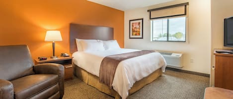 Ropa de cama de alta calidad, camas con pillow-top y escritorio