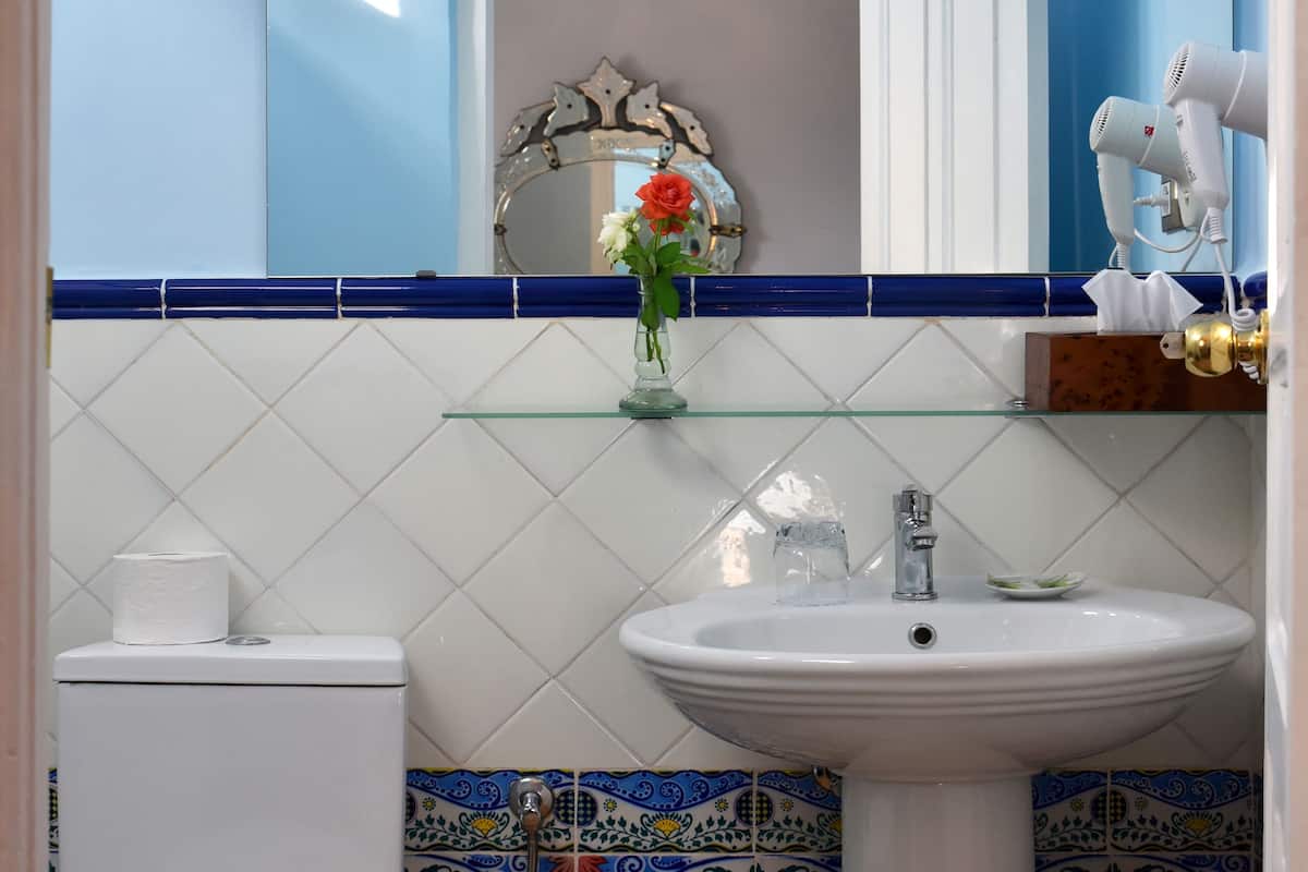 Tek Büyük Yataklı Oda (Istanbul) | Banyo | Ücretsiz banyo/kozmetik ürünleri, saç kurutma makinesi, havlu