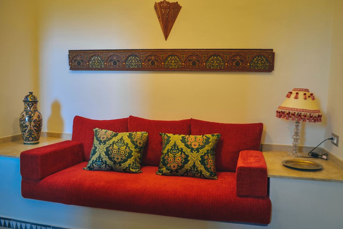 Tek Büyük Yataklı Oda (Jordania) | Oturma alanı