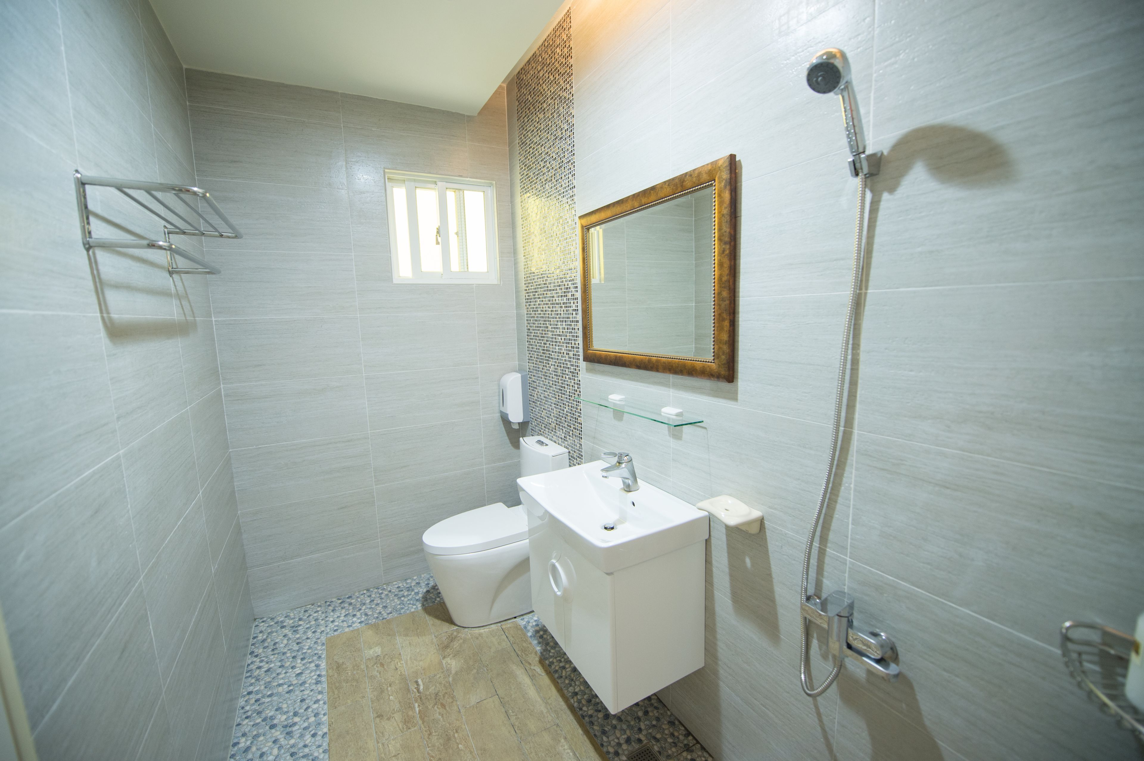 Superior Double Room, 1 Double Bed, Balcony, Tower | Bathroom | Shower, free toiletries, hair dryer, slippers
