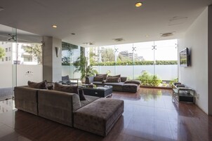 Zona de estar del vestíbulo