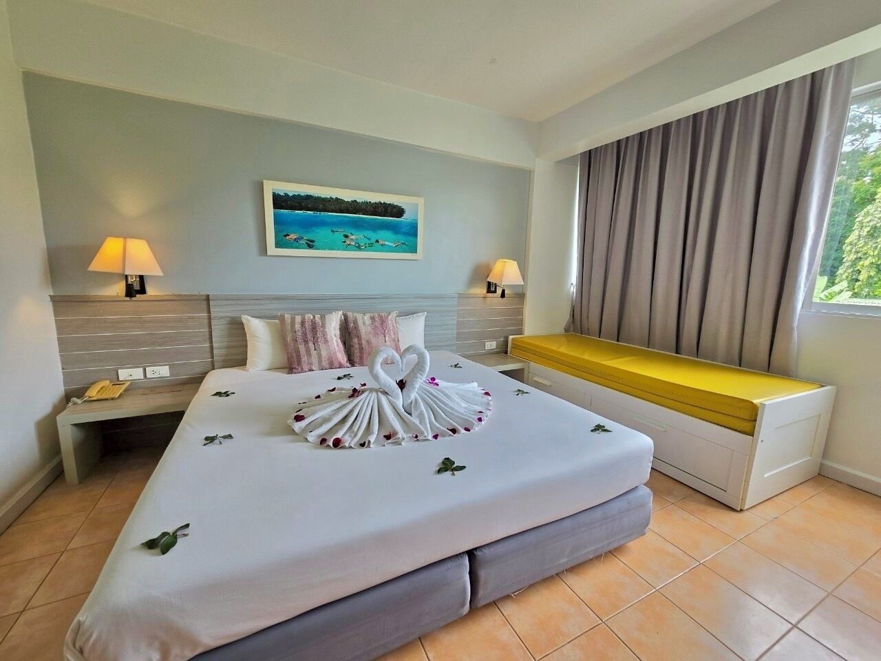 Superior Family Room | 1 bedroom, free minibar items, in-room safe, individually decorated
