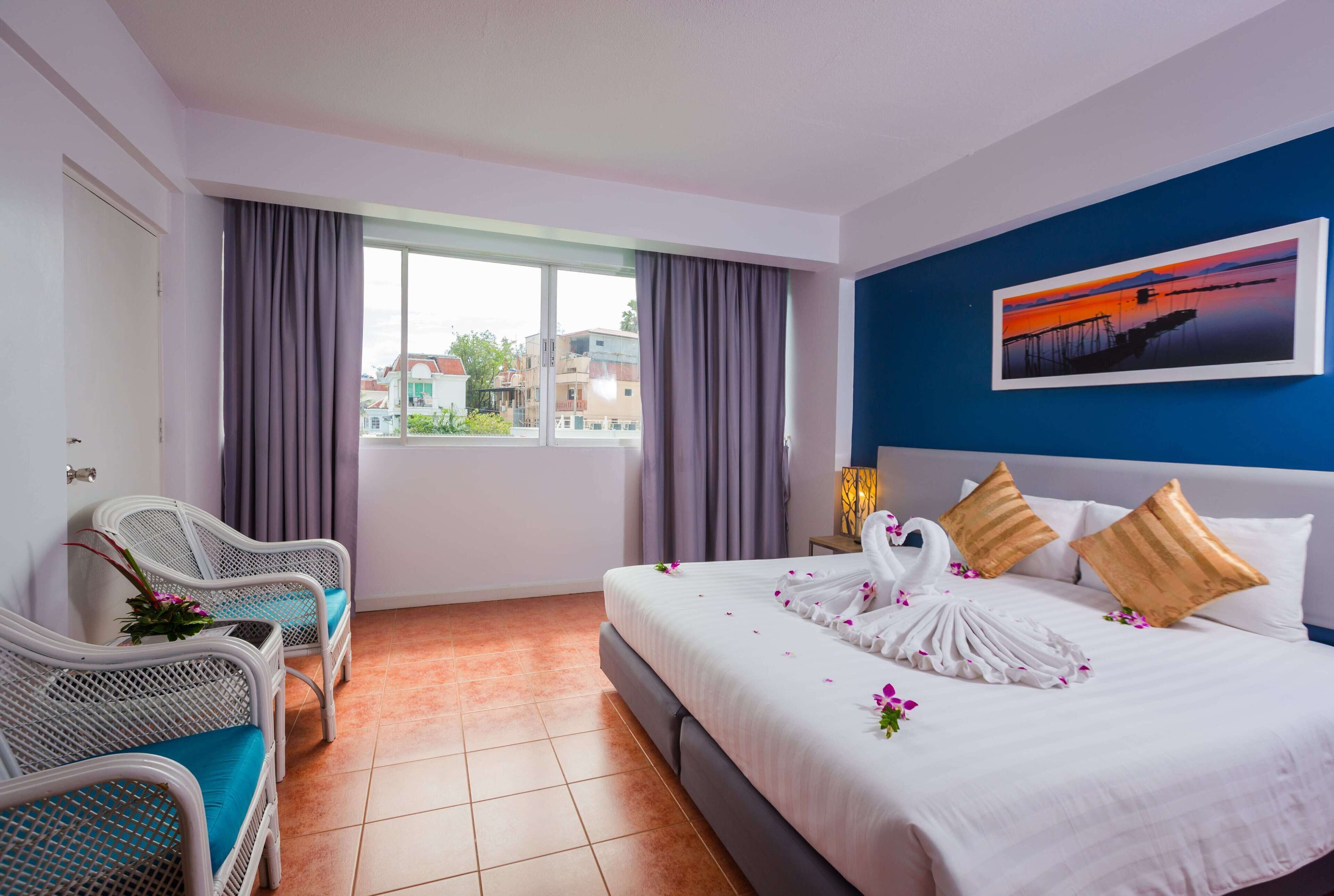 1 bedroom, free minibar items, in-room safe, individually decorated