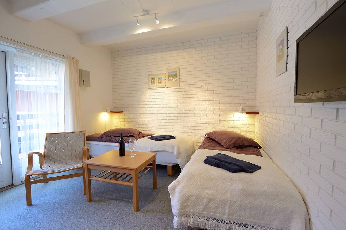 double room, ocean view (not pet friendly) | desk, free wifi, bed sheets