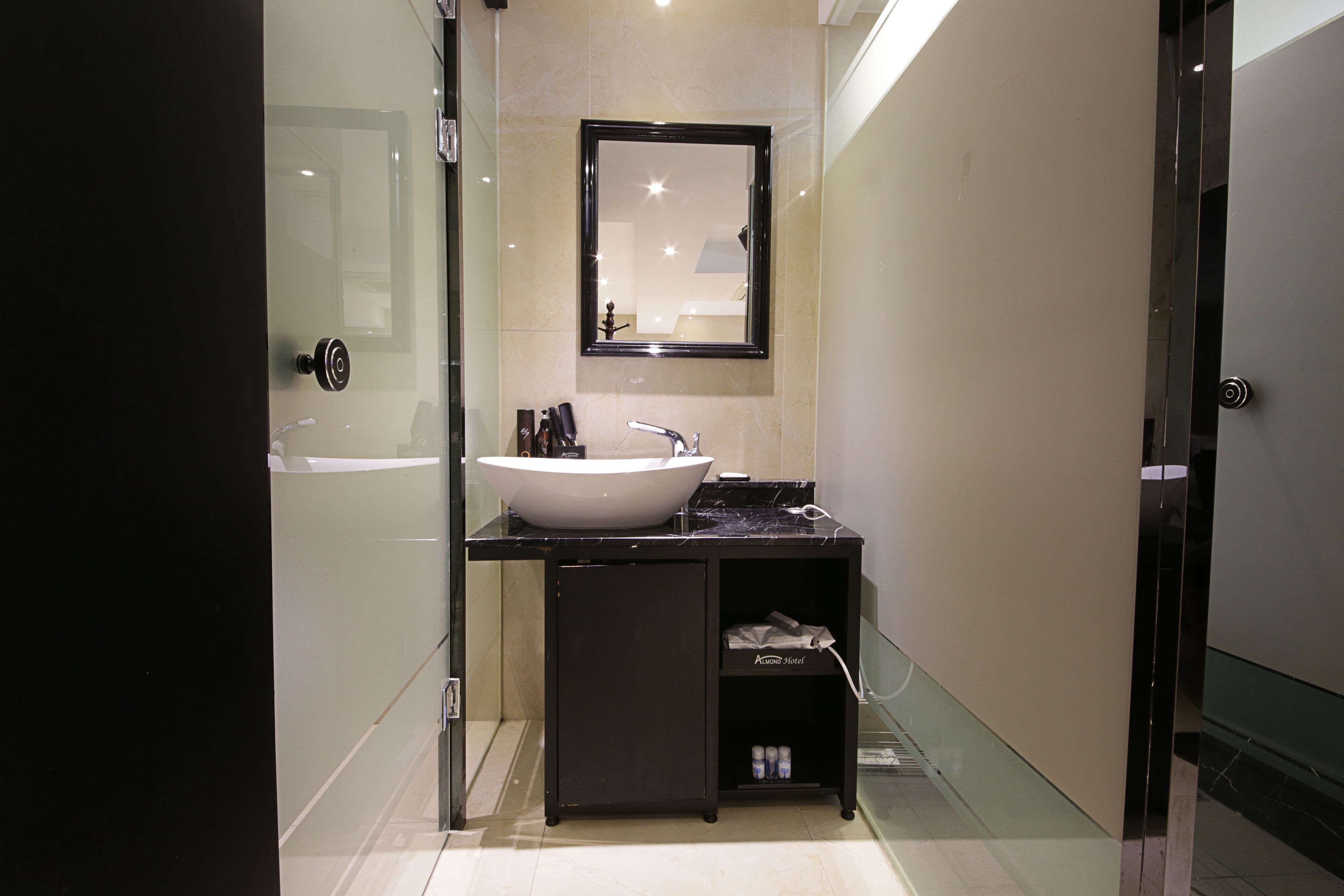 suite a (interior design of a room is randomly assigned upon check-in) | bathroom | hair dryer, bathrobes, slippers, bidet