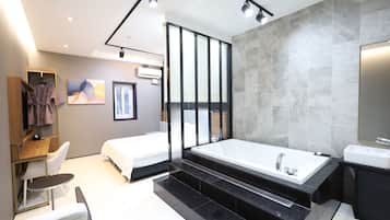 Individually decorated, soundproofing, iron/ironing board, free WiFi